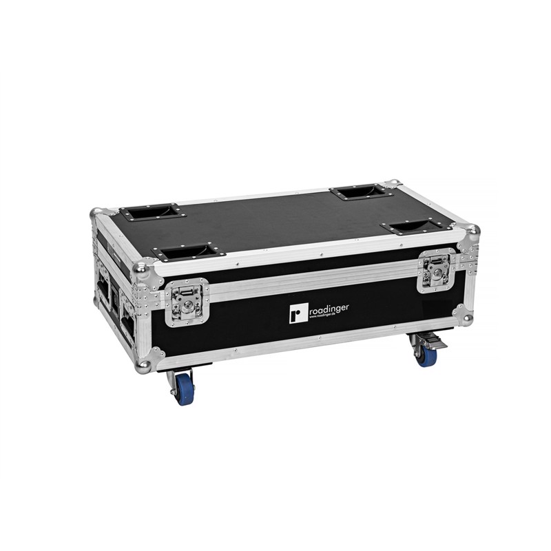 Roadinger Flightcase 6x Akku Ip Up-  Plus Hcl Spot Wdmx With Charging Function