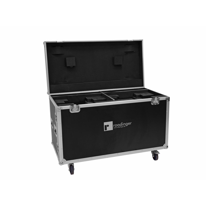Roadinger Flightcase 2x Dmh-640 With Wheels