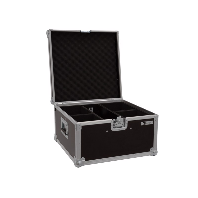 Roadinger Flightcase 4x Led Ip Par 3x8w Qcl 3x9w Scl