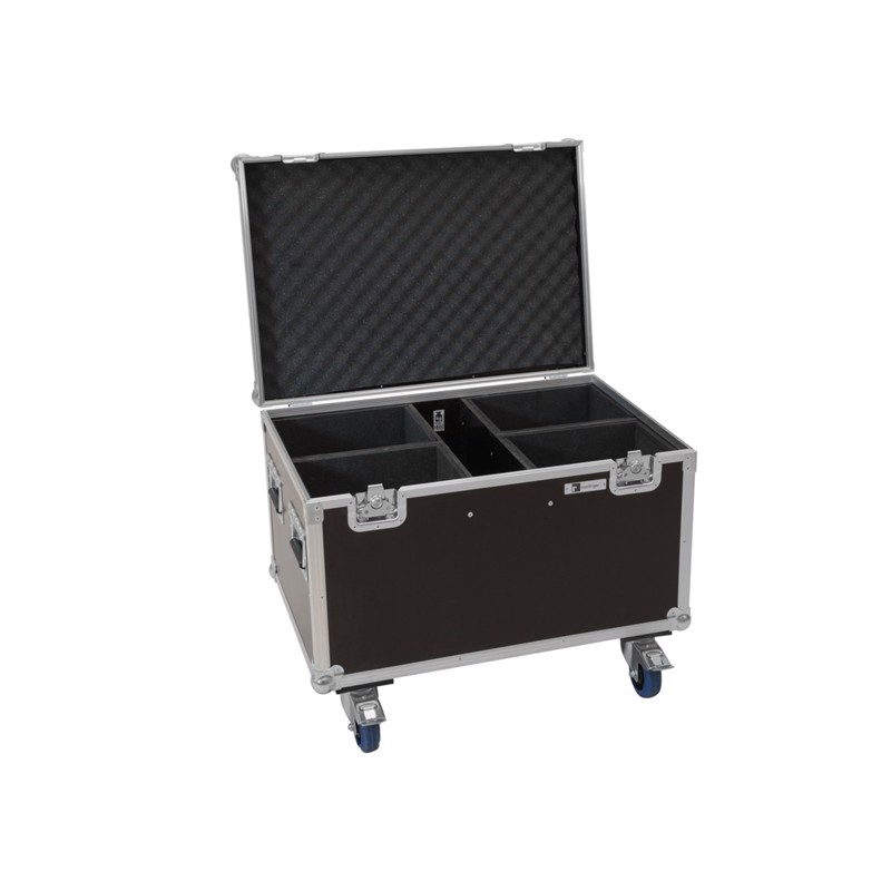 Roadinger Flightcase 4x Led Theatre Cob 200 Series  With Wheels