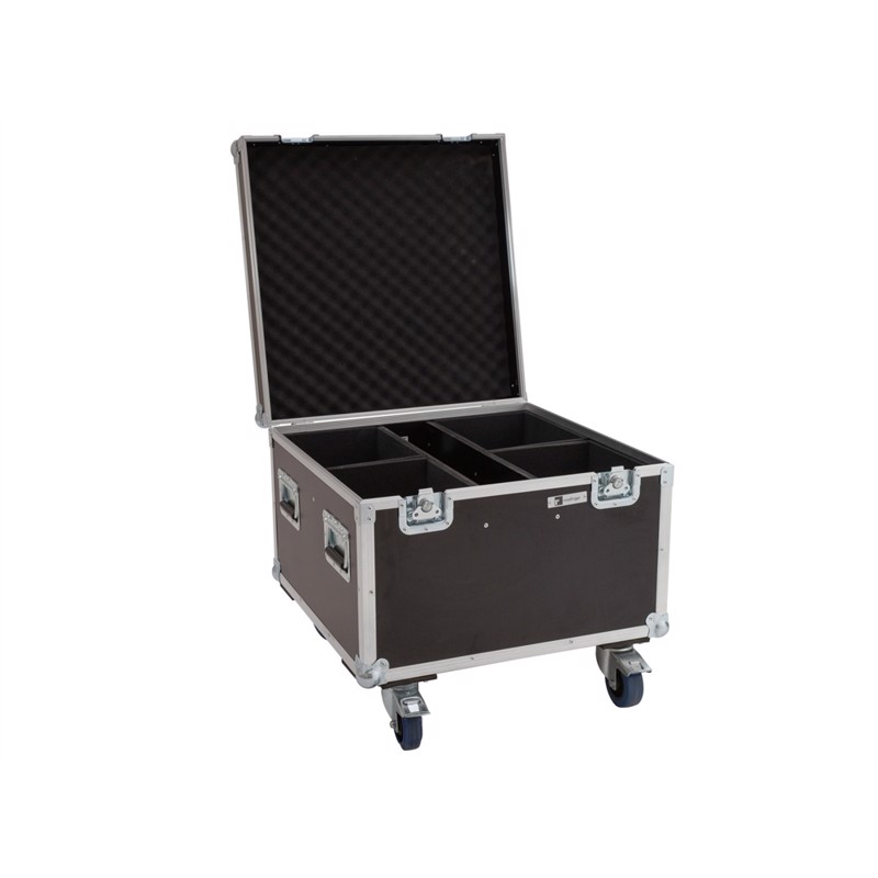 Roadinger Flightcase 4x Led Theatre Cob 100 Series With Wheels