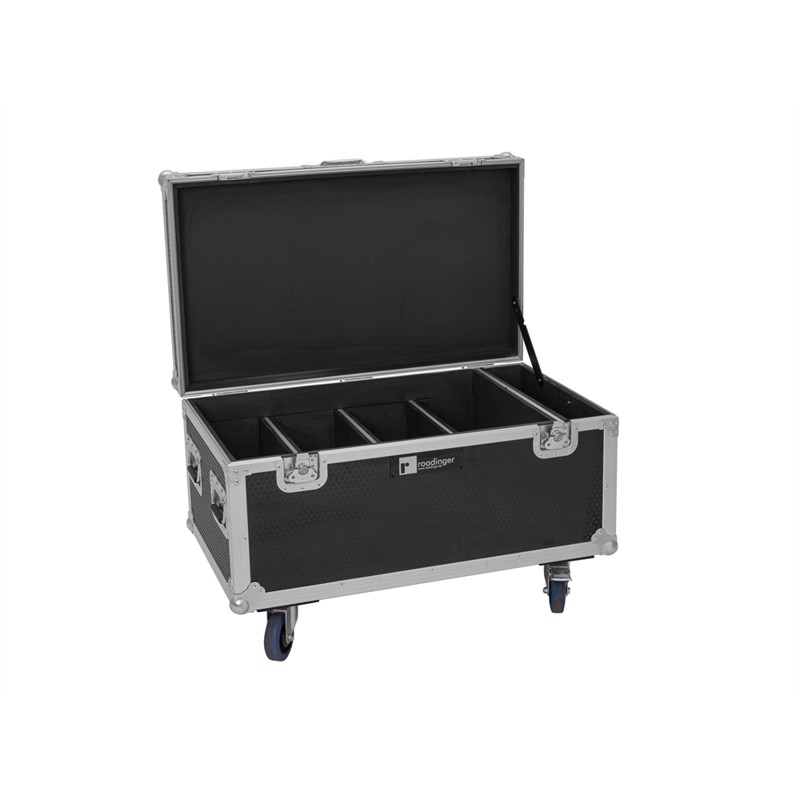Roadinger Flightcase 4x Multiflood Ip 8x10w Rgbw Wash