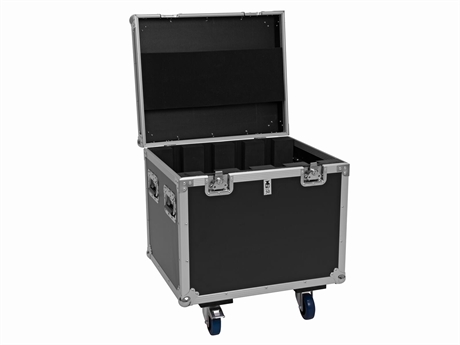 Roadinger Flightcase 4x Pixel Matrix Panel 5x5 Rgb Ww With Wheels