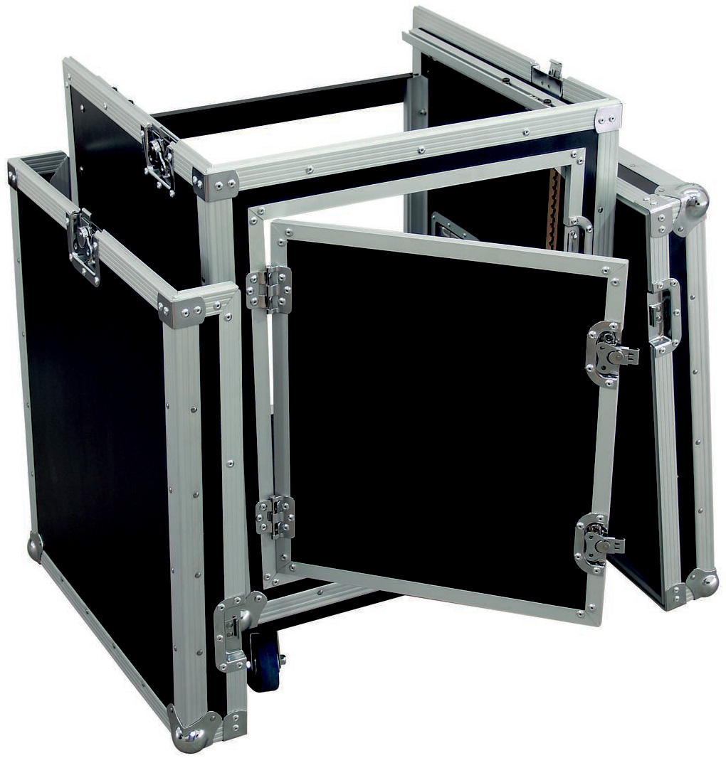 Roadinger Kombi Rack Med Hjul 8unit Lodret   10unit Vandret