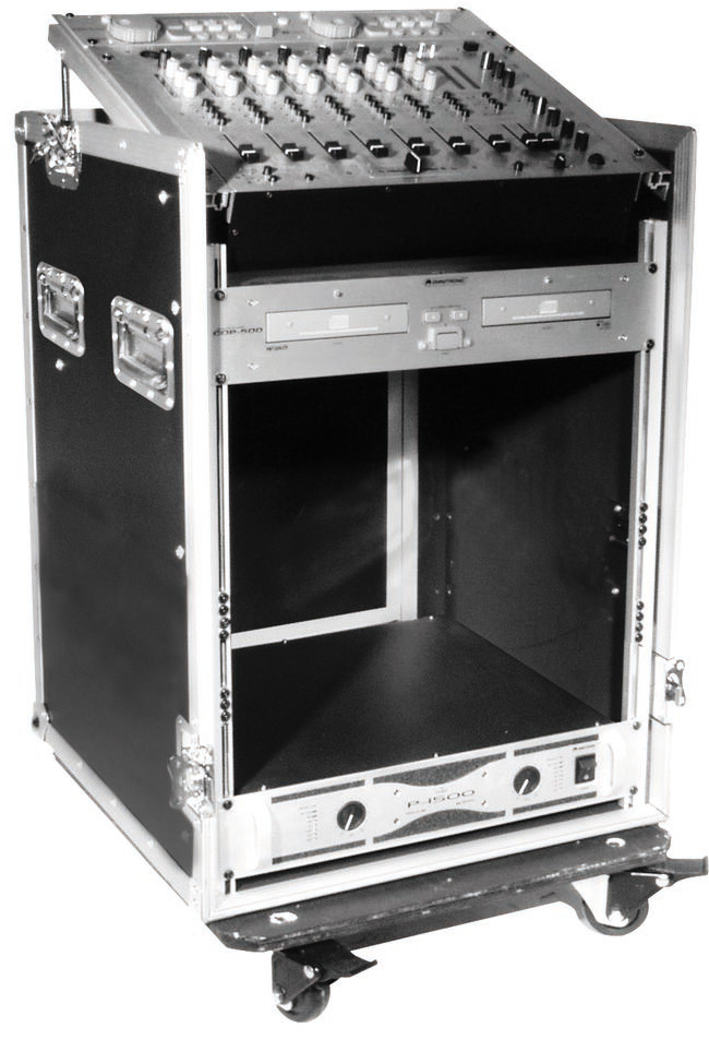 Roadinger Kombi Rack Med Hjul 12unit Lodret   10unit Vandret