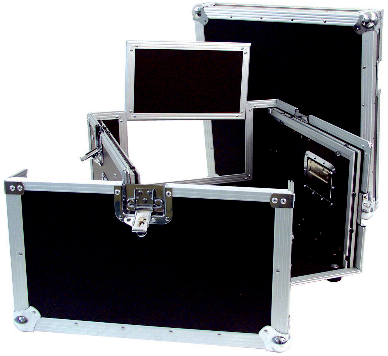 Roadinger Kombi Rack 4unit Lodret   10unit Vandret