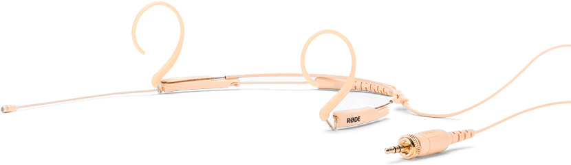 Røde Hs2-pl Large Headset Med   5mm Minijack Omløber Stik  Kugle  Beige