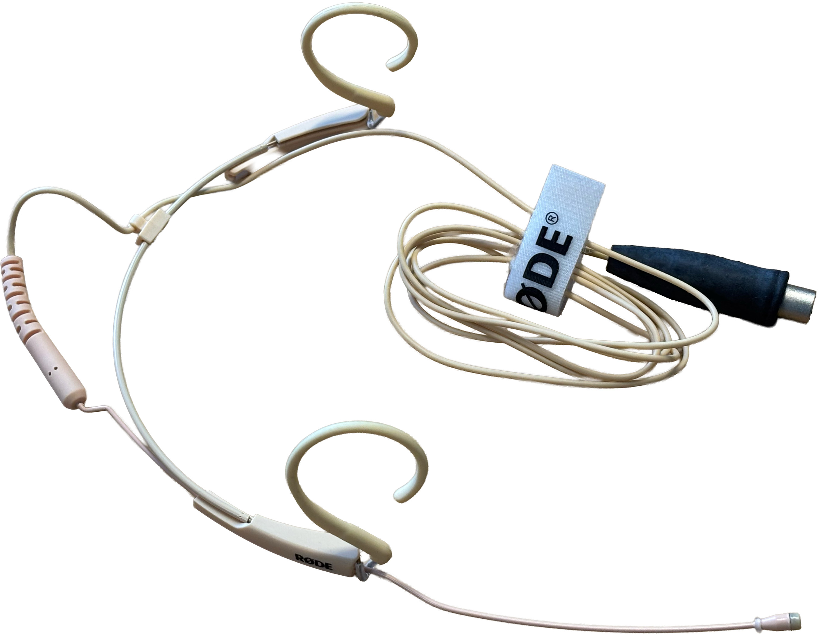 Røde Hs2-pl Large Headset Med 4pol Mini    Stik  Passer Til Mipro   Kugle  Beige