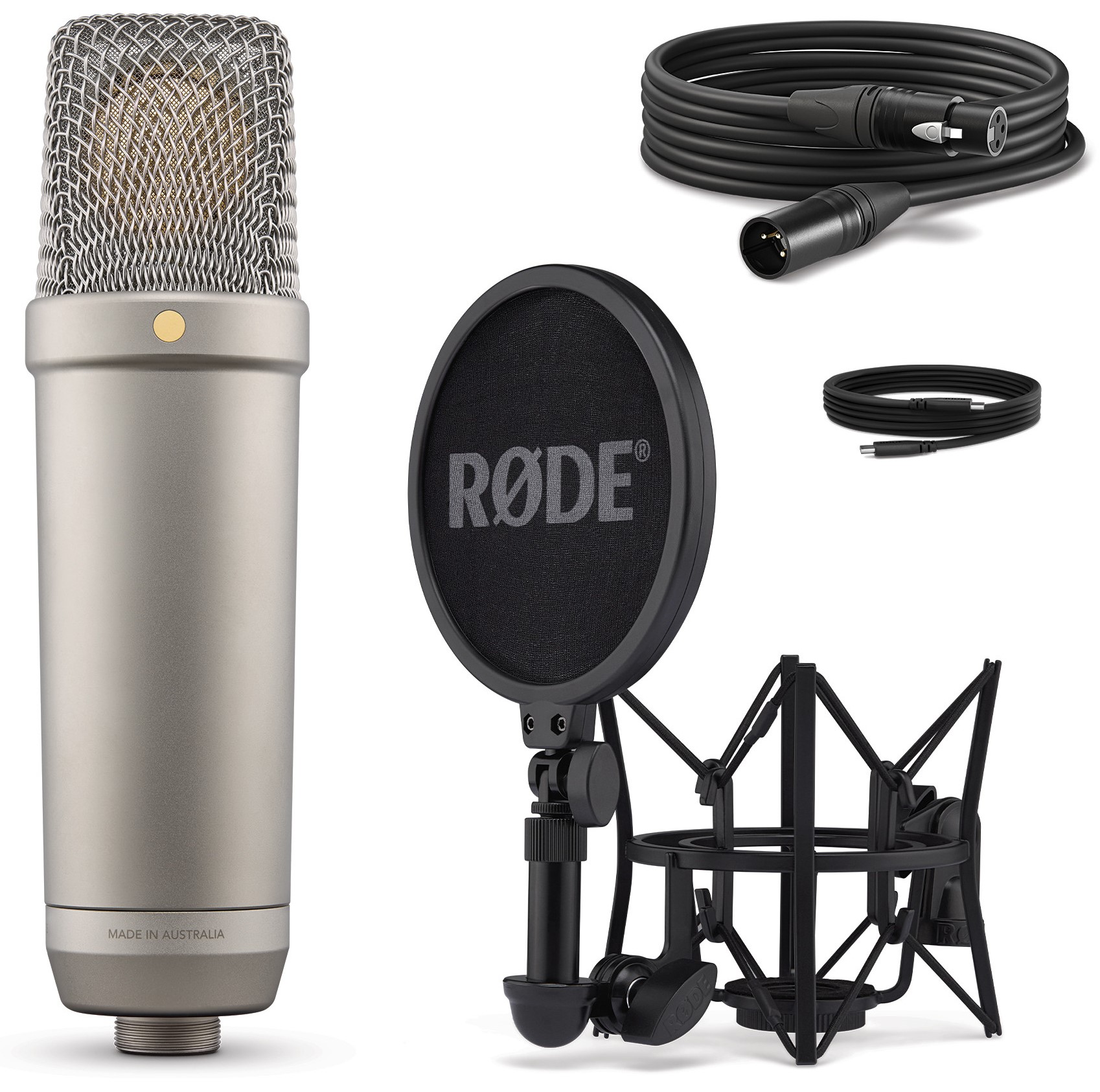 Røde Nt1 5th Gen      Usb-  Studio Mikrofon Sølv