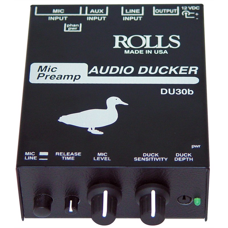 Rolls Du30b Mikrofonforstærker Med Ducker-funktion