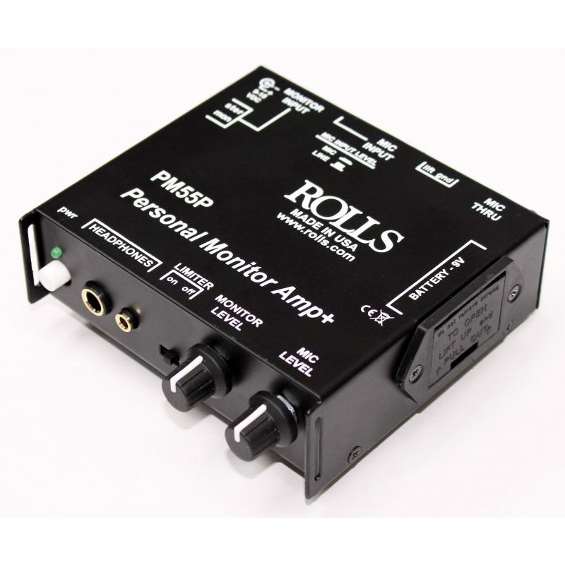 Rolls Pm55p Personal Monitor Designed For Performers Who Need To Monitor Their Own Signal