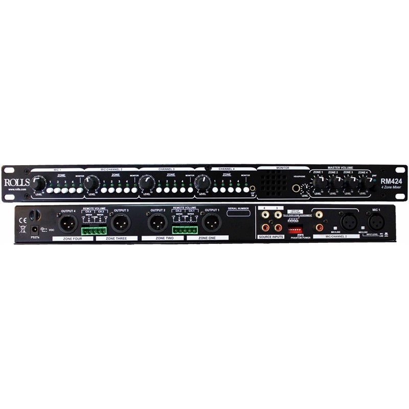 Rolls Rm424       Mik Line  Input  Til   Zone Out