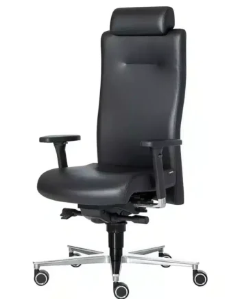 Rovo Xp Ergonomisk Læder Kontorstol Eb Comfort