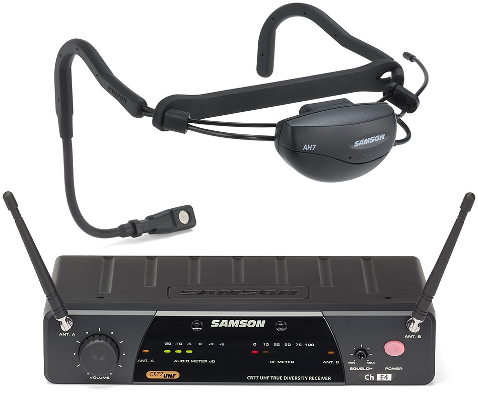Samson Airline77 Fitness Trådløs Headset System E3: 864 500 Mhz
