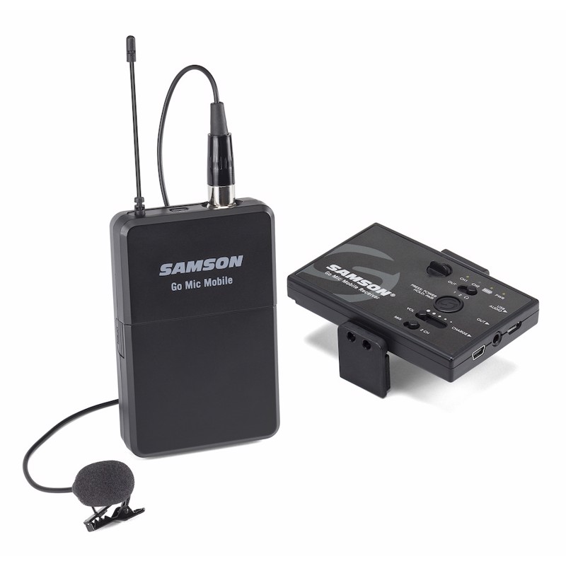 Samson Go Mic Mobile Lavalier System  Professional Beltpack Wireless System For Mobile Video