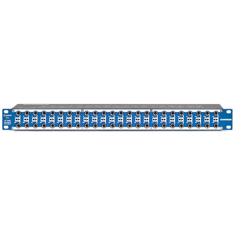Samson  -patch Plus  Rackmonterbar Patchbay Med 48 Jackindgange