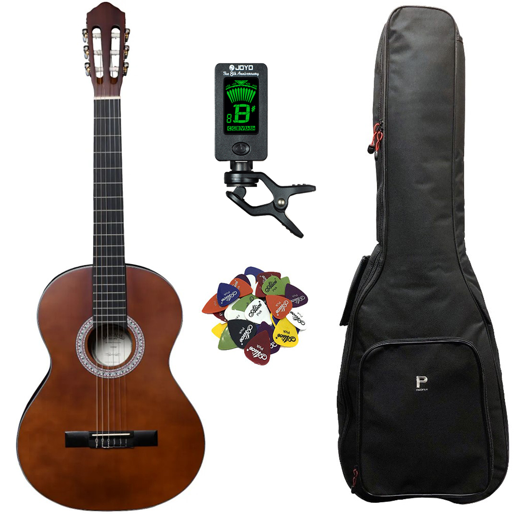 Santana Classical 18 Klassisk     Guitar Pakke Brun