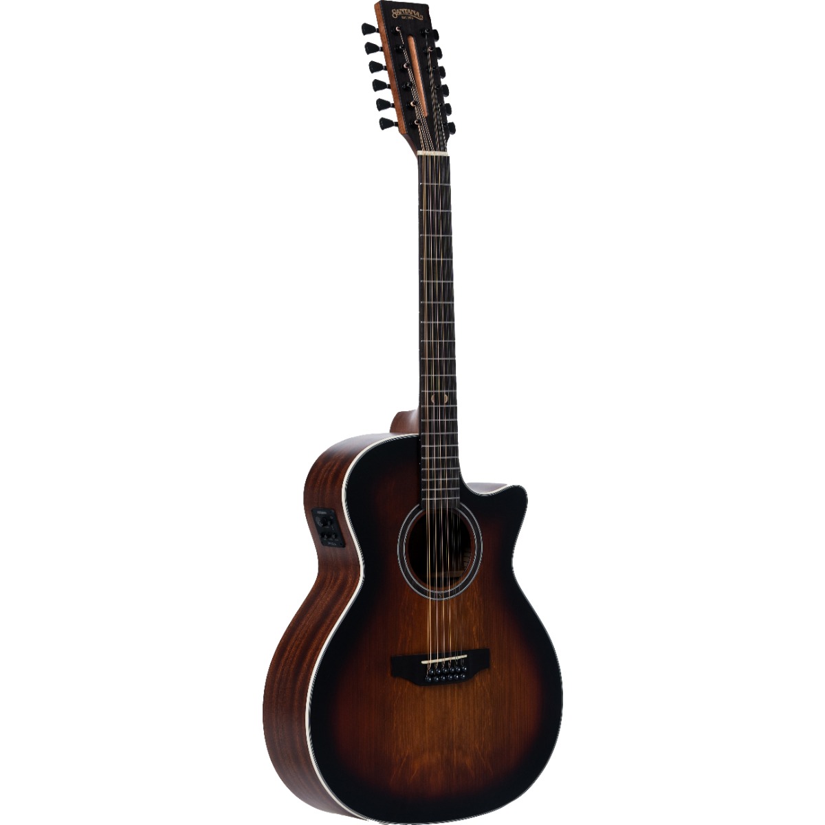 Santana Superb G94-12 Brs Western-guitar  12-strenget Brown Burst
