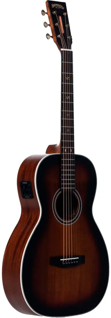 Santana Superb P94 Brs Parlor Western Guitar Med Pickup Brown Burst