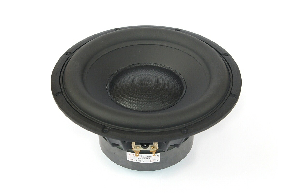 Scan-speak 10 Quot  Subwoofer Dyb Bas 26w 4558t00  Høj Effekt 200w