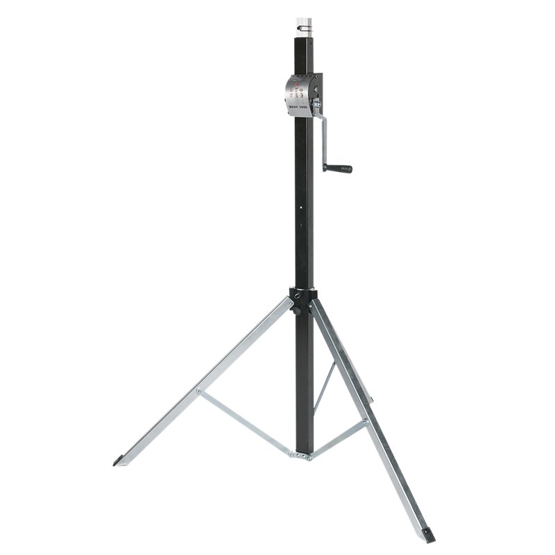 Showgear Basic 2800 Wind Up Stativ Til Max 80 Kg      Meters Højde