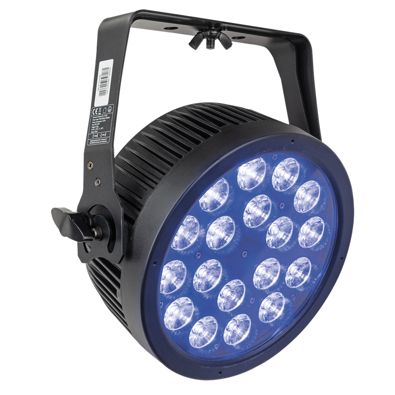 Showtec Compact Par 18 Q4 18x     Rgbw Led Par Black
