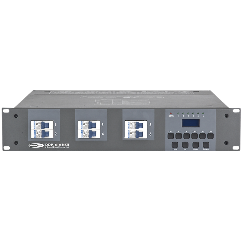 Showtec Ddp-610 Mkii   Ch Digidimming Pack 10   Sikring 16-pin Multipin