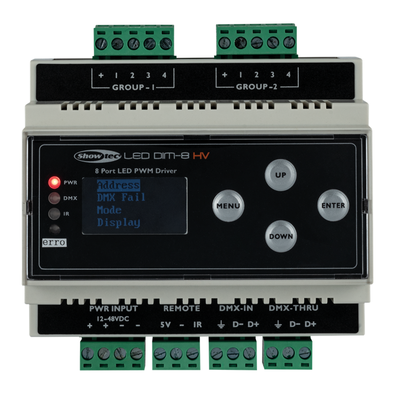 Showtec Led Dim-  Hv Din-skinne      Rgbw Max 16 Amp