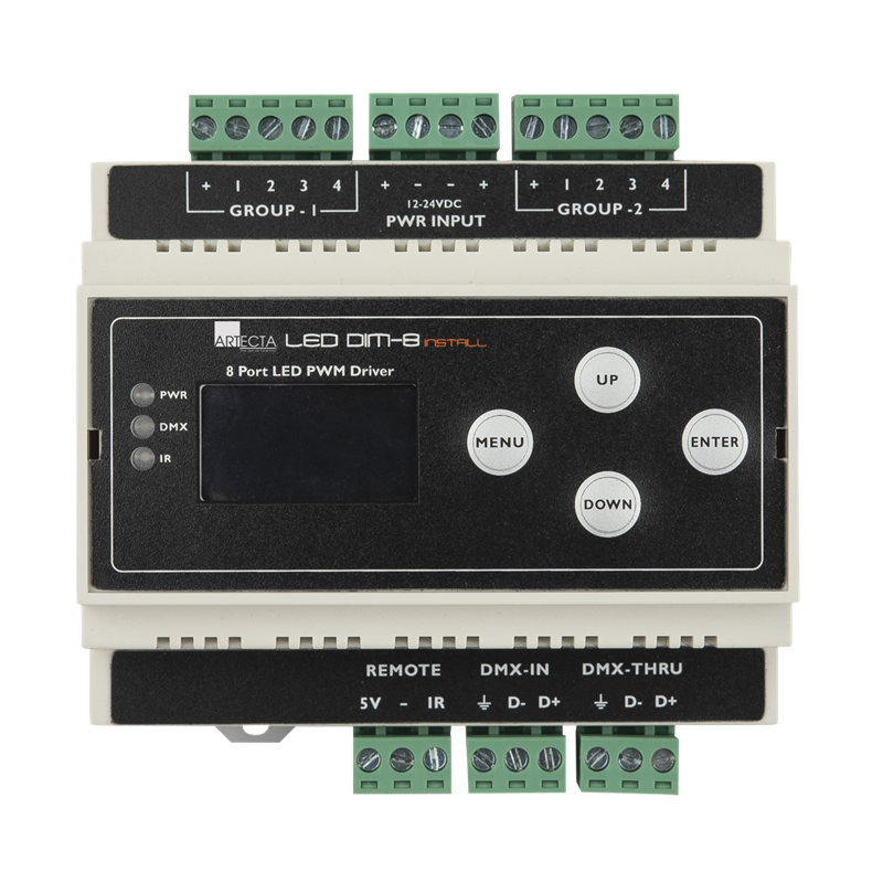 Showtec Led Dim-  Installation Din-skinne  Rgbw Max 25 Amp