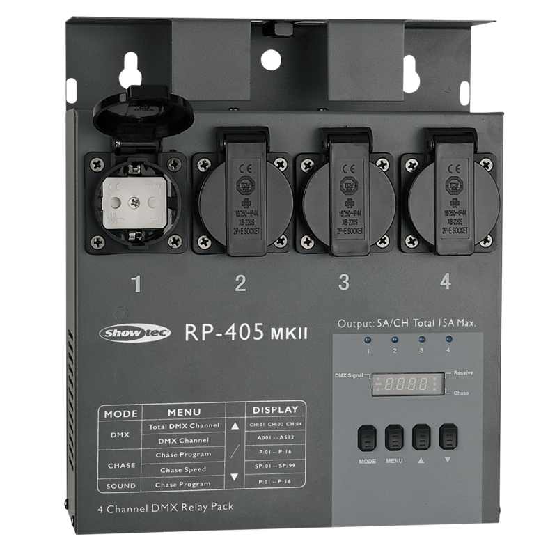 Showtec Rp-405 Mkii Relay Pack