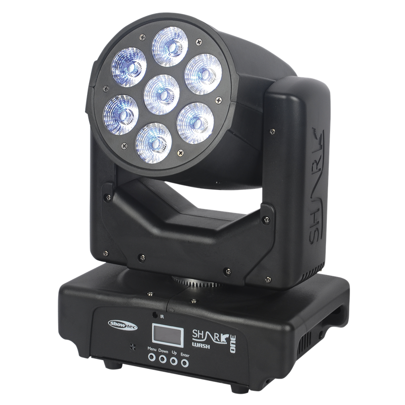 Showtec Shark Wash One 7x 12   Rgbwa-uv Led Wash Movinghead