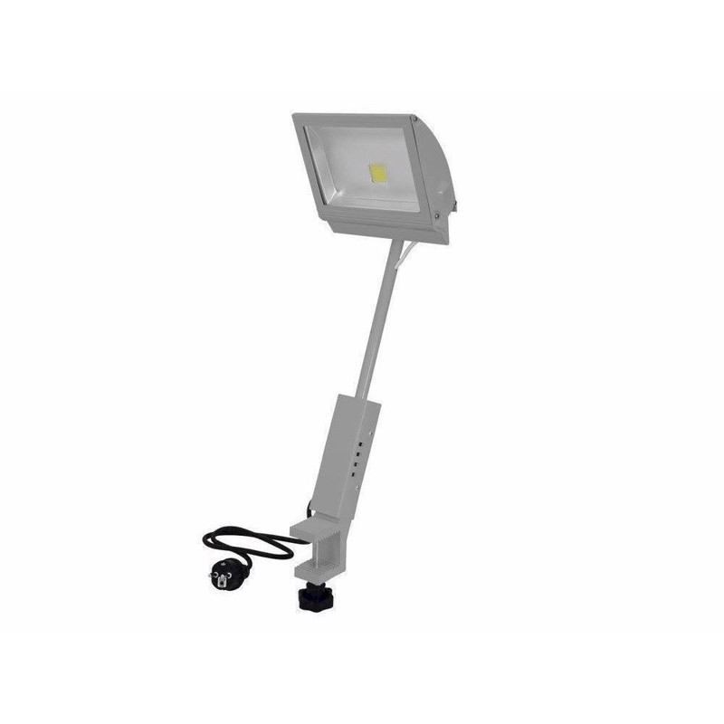Sølv Led Messelampe 50w  Hvidt Lys  4100k  Kkl-50
