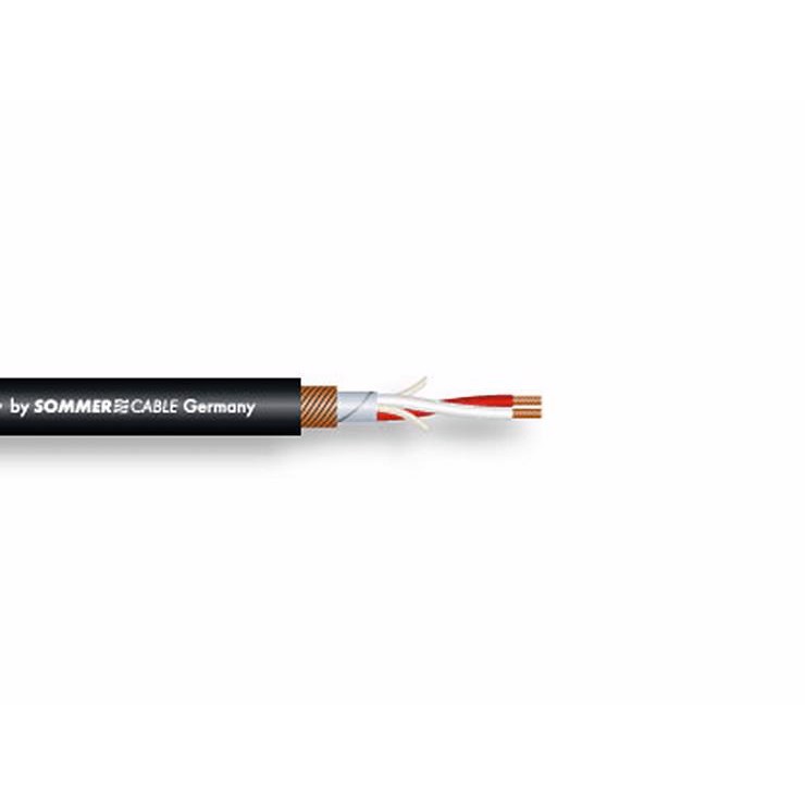Sommer Cable Dmx Cable 2x0 34 3pin 100m Bk Binary 234  110 Ohm Aes Ebu And Dmx