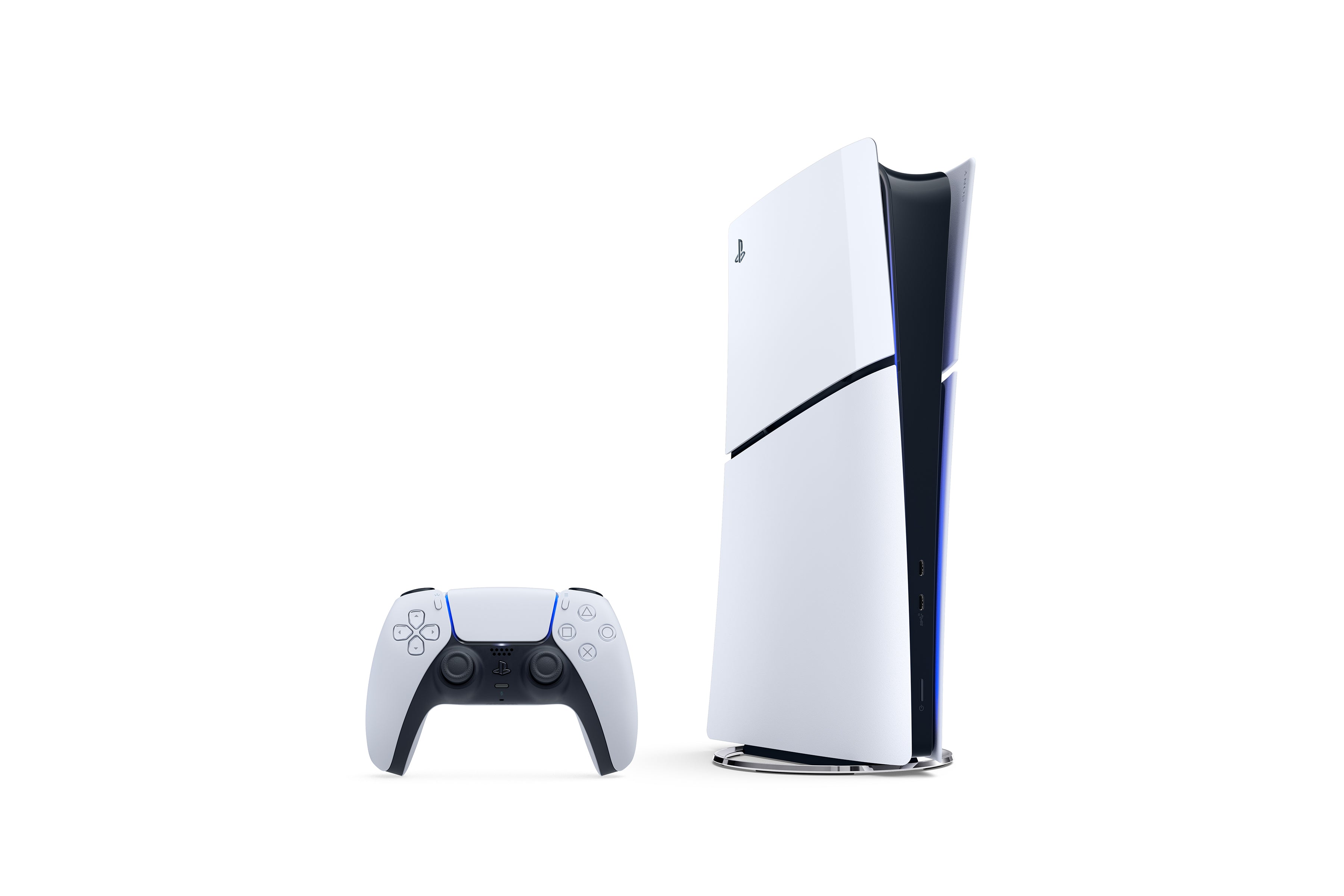 Sony Playstation   Digital Edition Slim  Nordic  1tb Konsol Tilbehør Geekd Dk