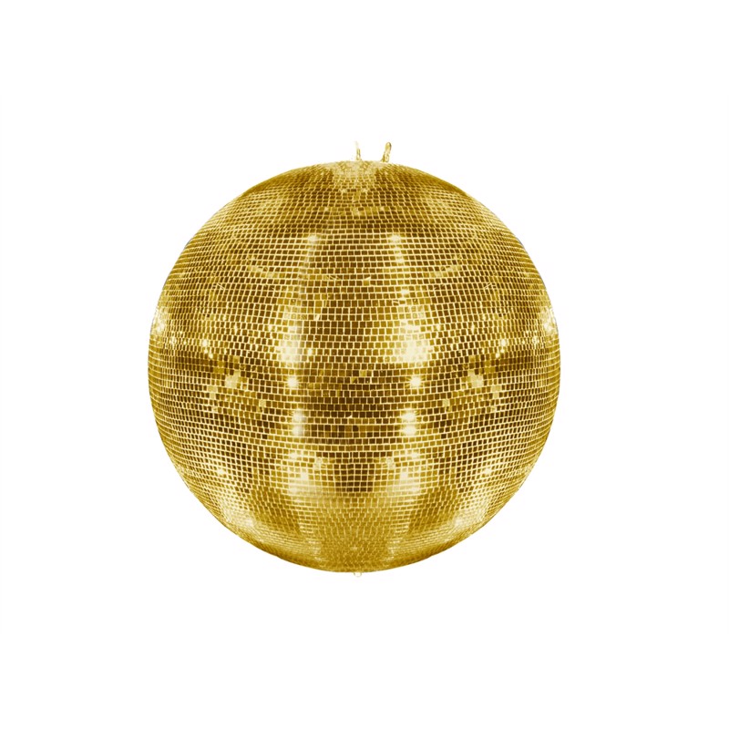 Spejlkugle 75 Cm  Guldfarvet