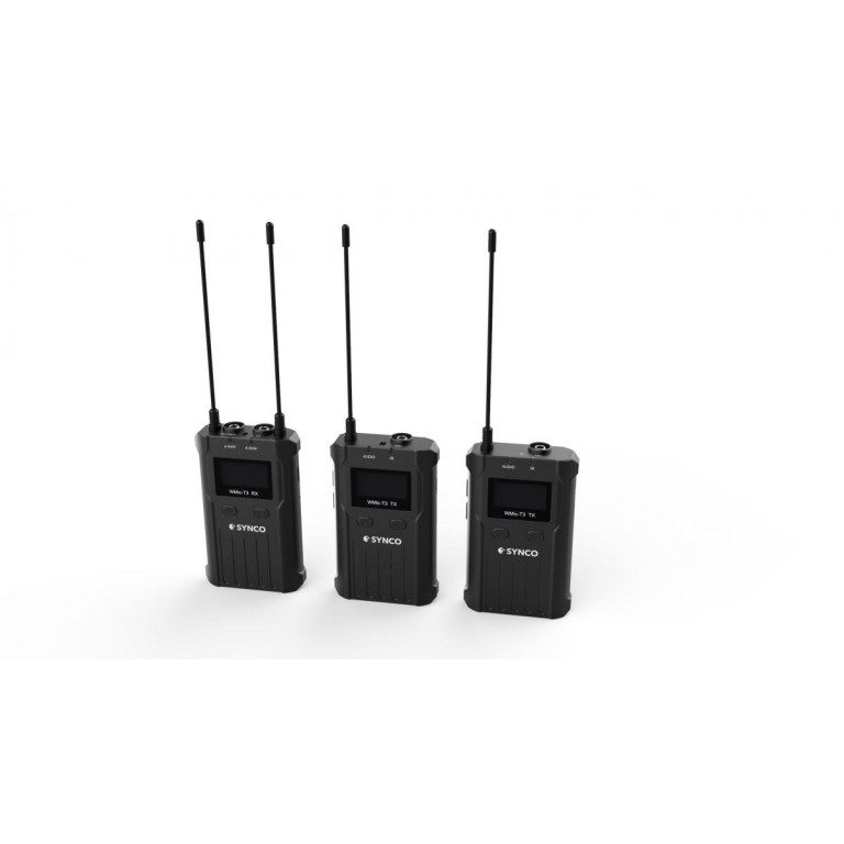 Synco Trådløst Mikrofonsæt Pro   Rx Og   Tx Uhf