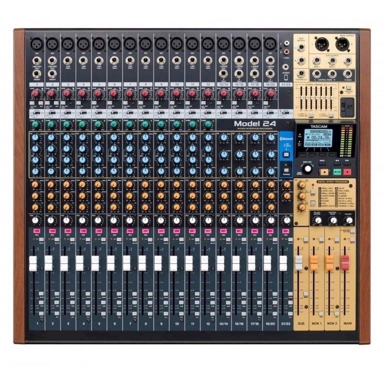 Tascam Model 24  Analog Mixer   Digital 24 Track Recorder