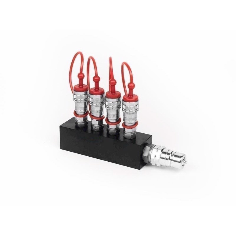 Tcm Fx Co2 Distribution Block  4x3   Out To 1x3   In
