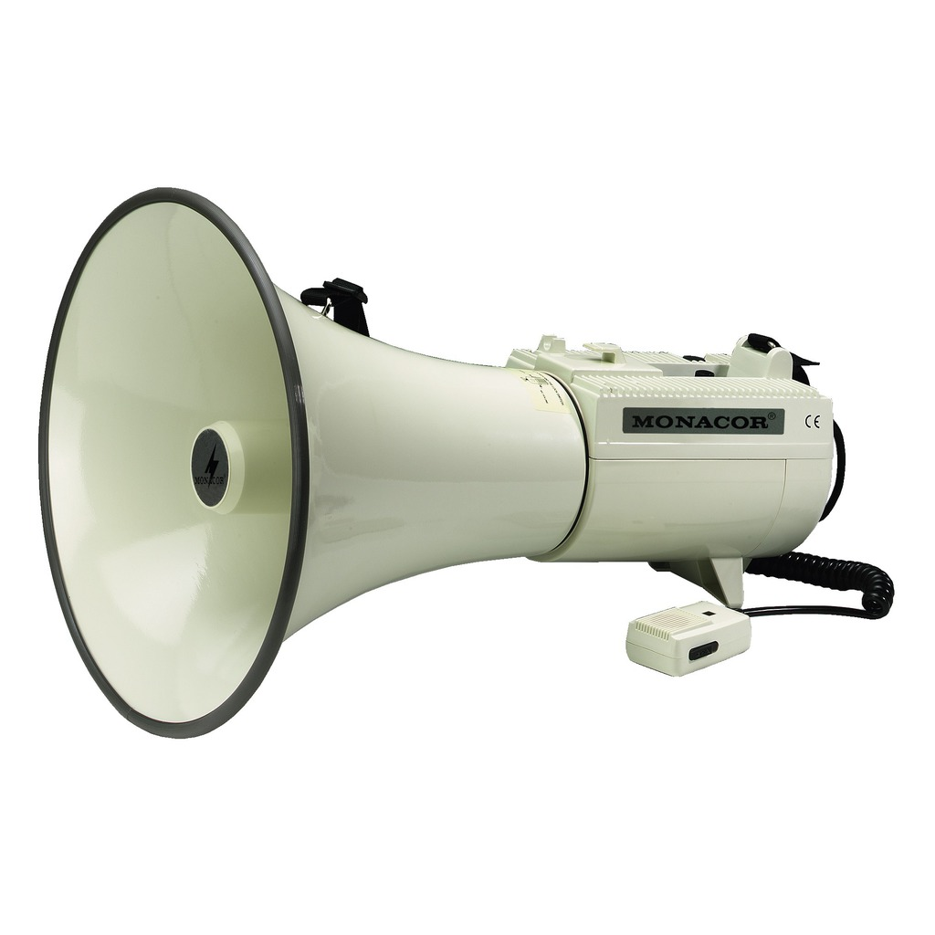 Tm-45 Kraftig Megafon 124 Db Med Håndmikrofon Monacor