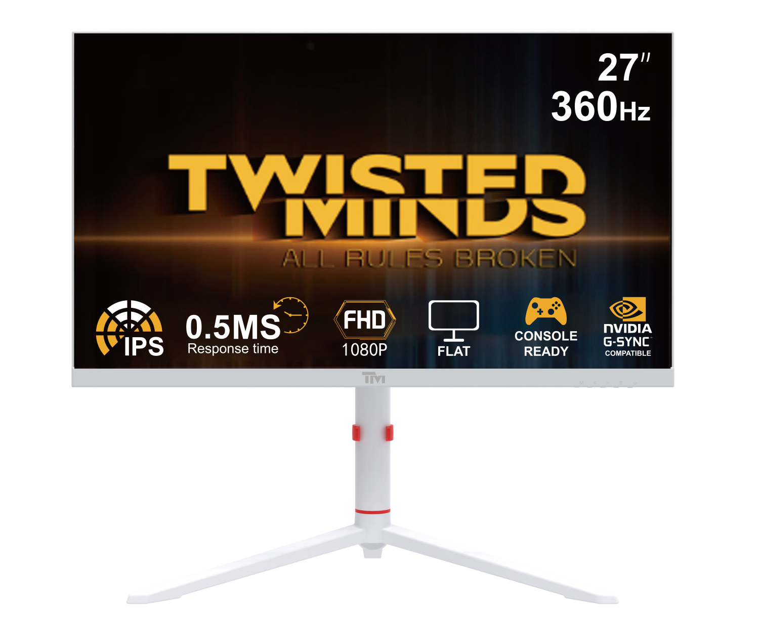 Twisted Minds Artic Pro Series 27 Quot  Fhd 360hz White