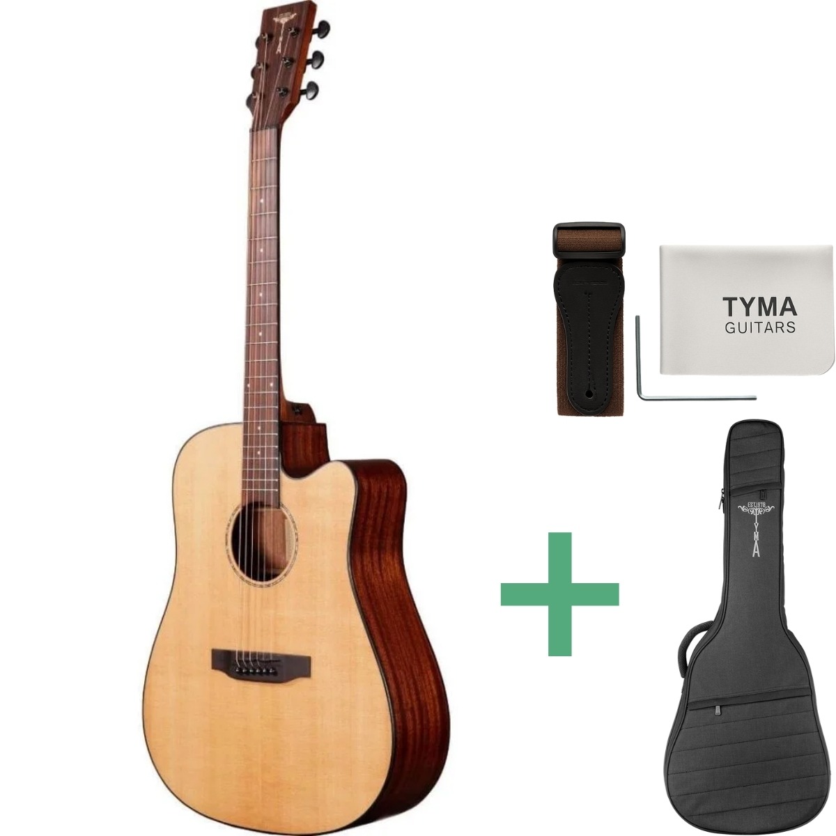Tyma  -3ce Ns Western-guitar Natur