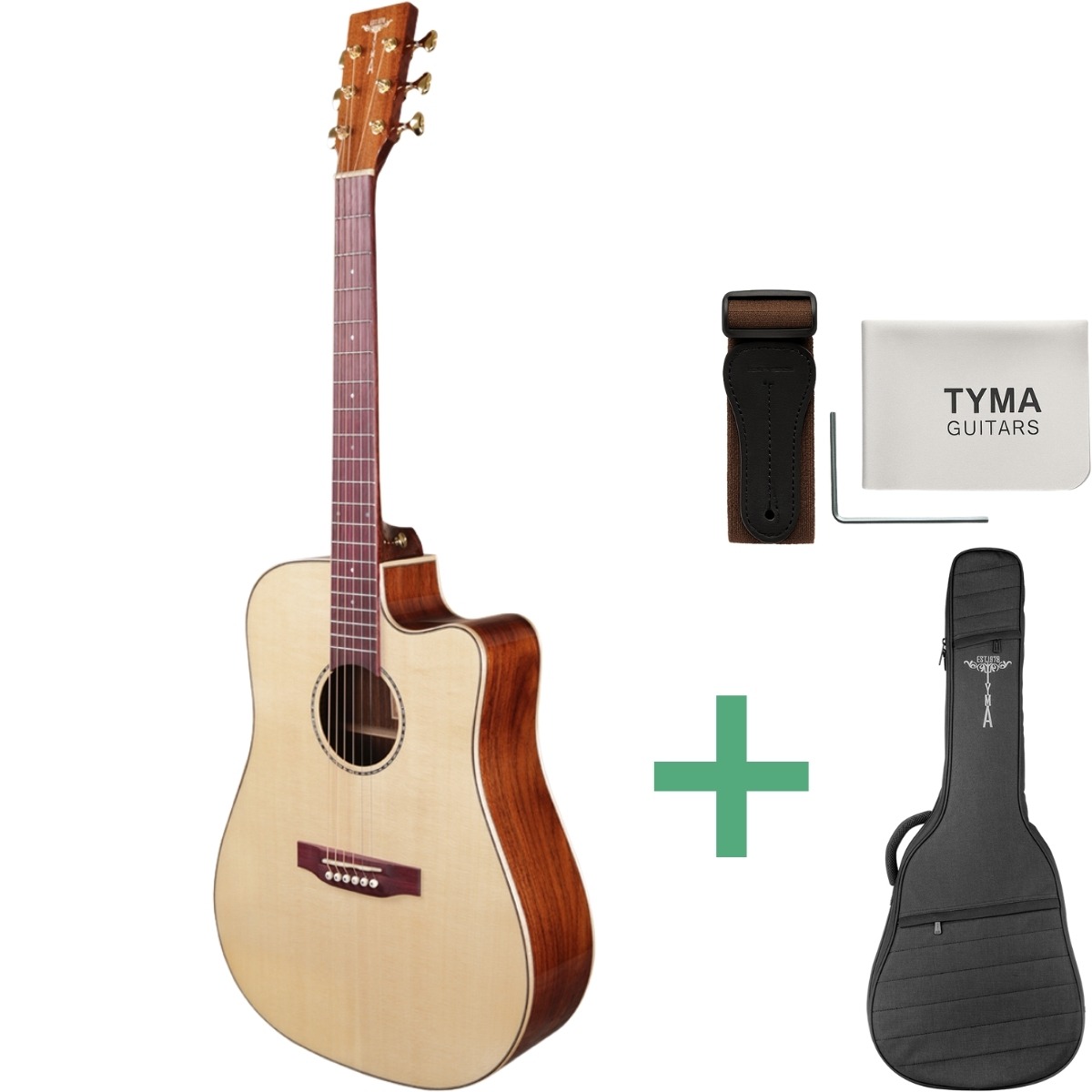Tyma  -25ce Western-guitar