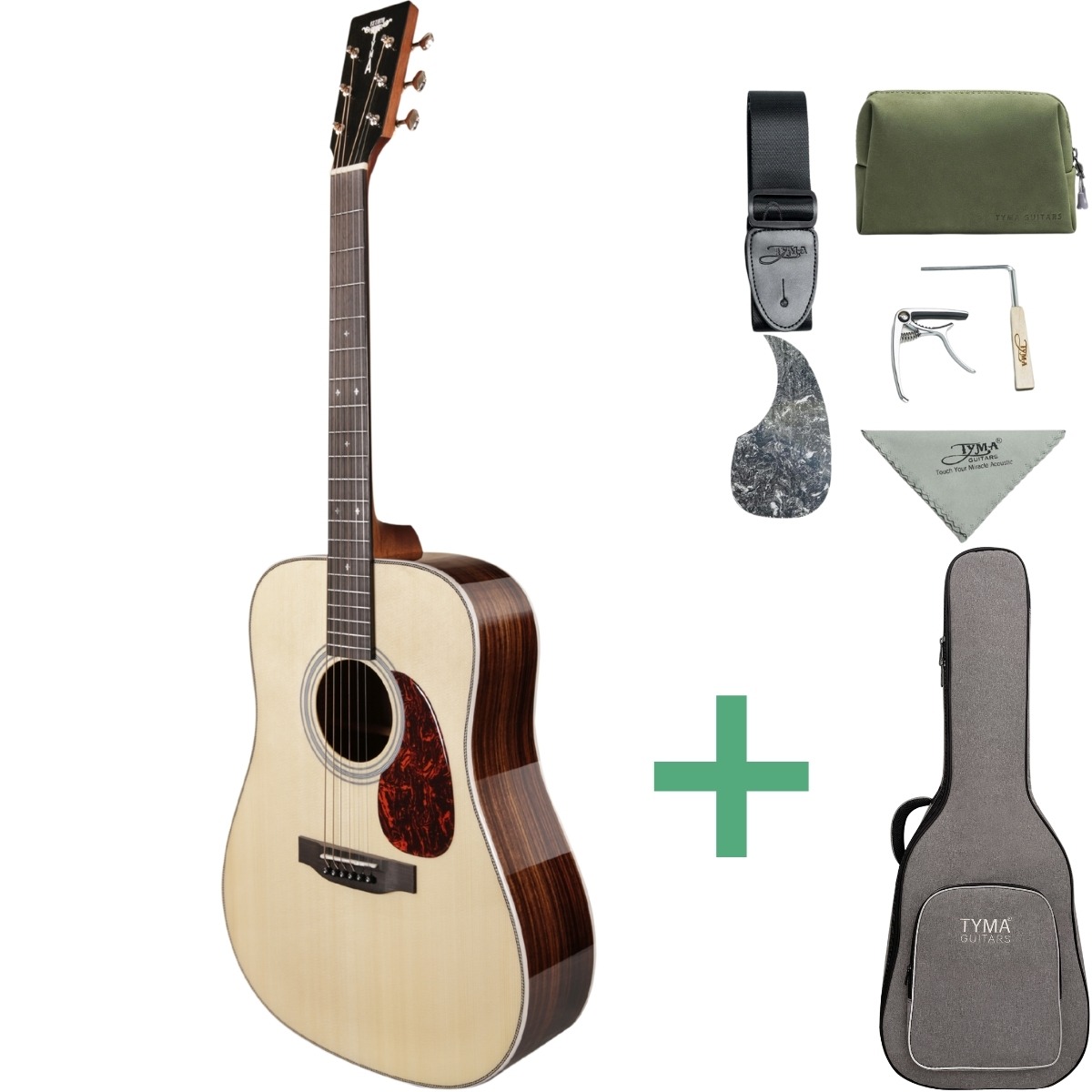 Tyma Td-12e Western-guitar