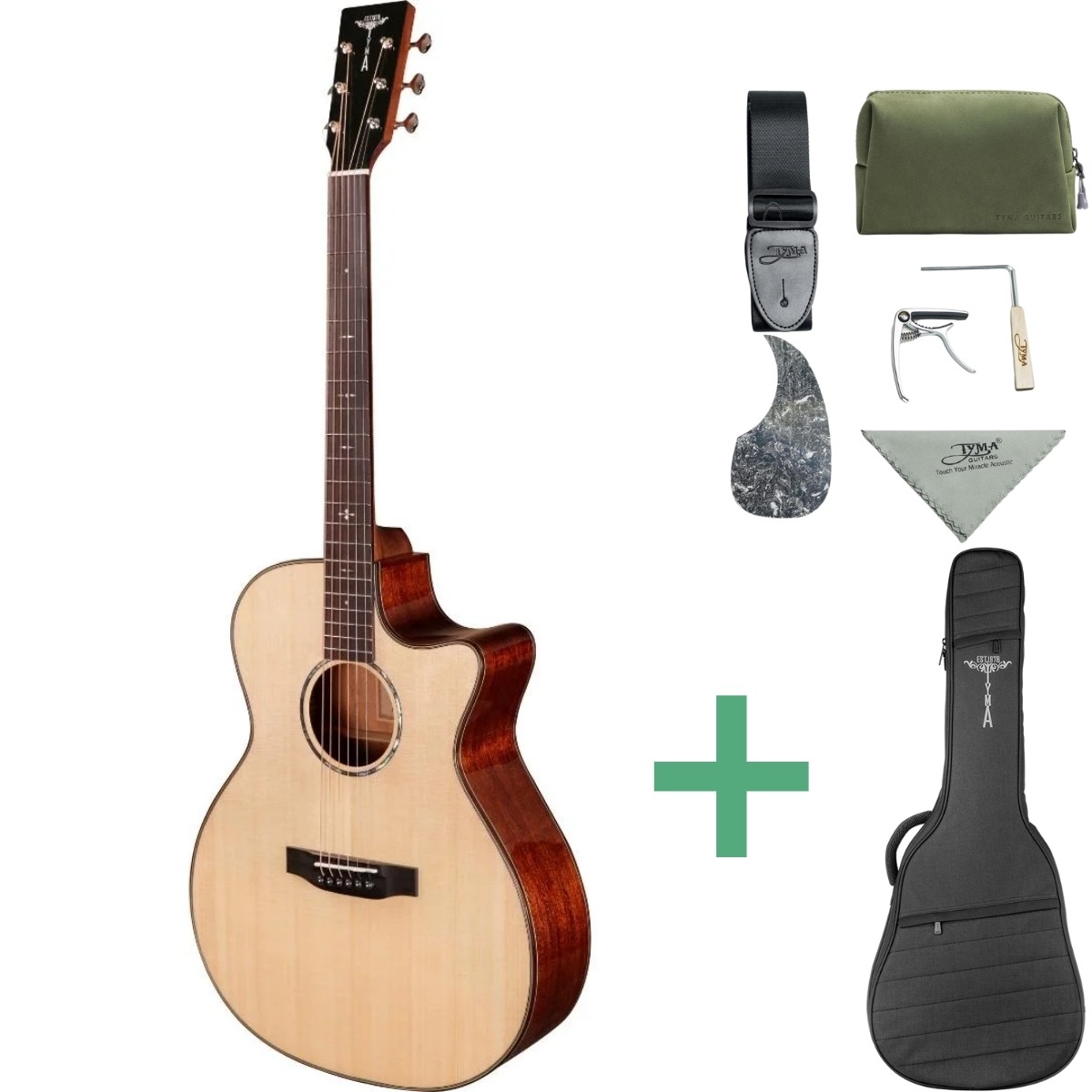 Tyma Tg-10e Western-guitar