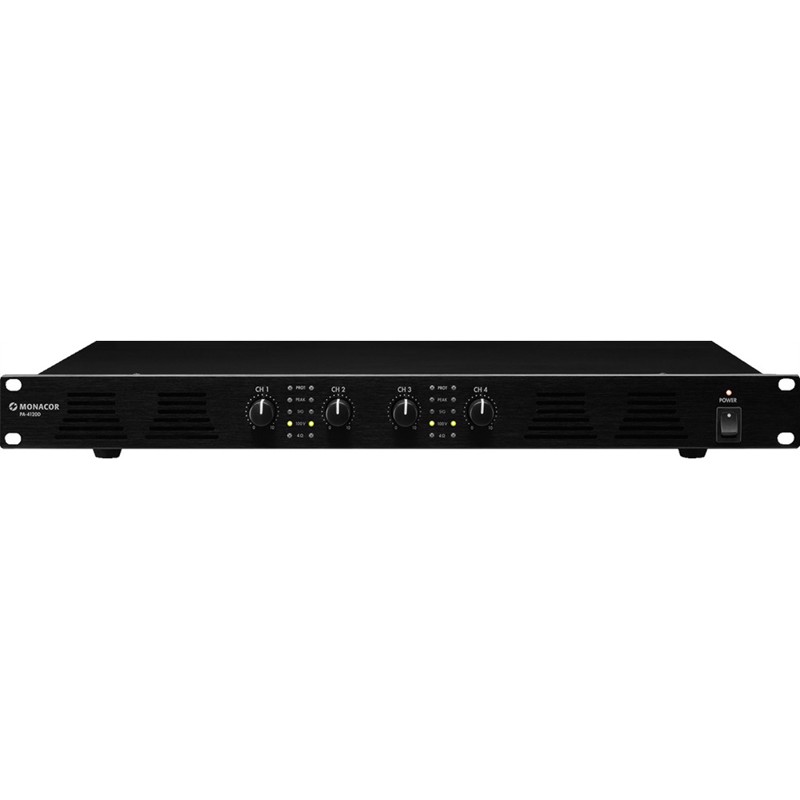 100v Forstærker 4x120w Digital Pa-4120d