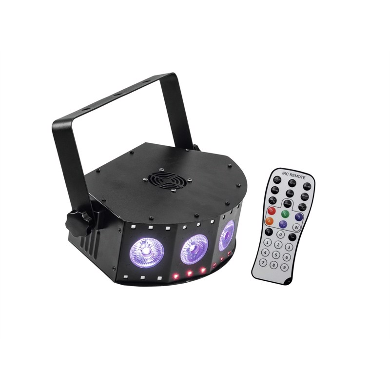Vild Led Lyseffekt Med Remote  Rgb Uv   Strobo