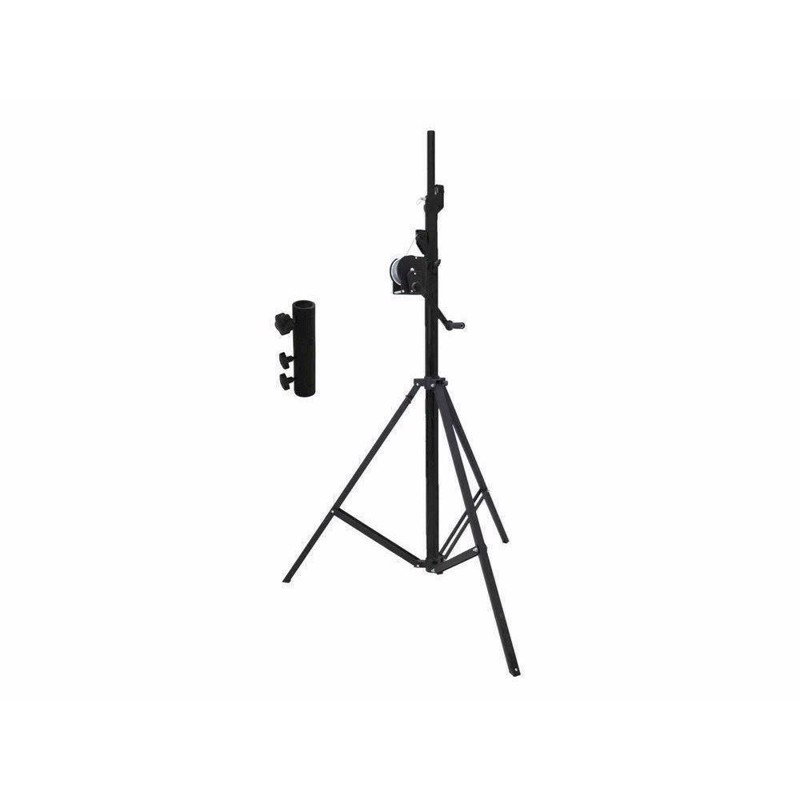 Wind-up Stativ 4m 85kg  Eurolite Stt-400 85   35 Mm- Hun-adapter