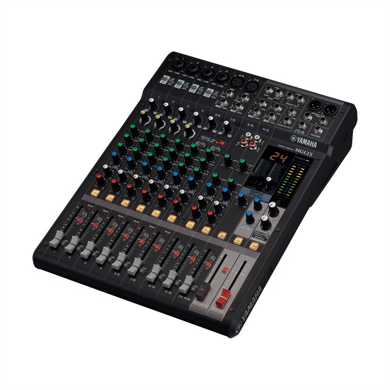 Yamaha Mg12x Mixer   Mic   12 Line Inputs    Mono     Stereo  Digital Effects