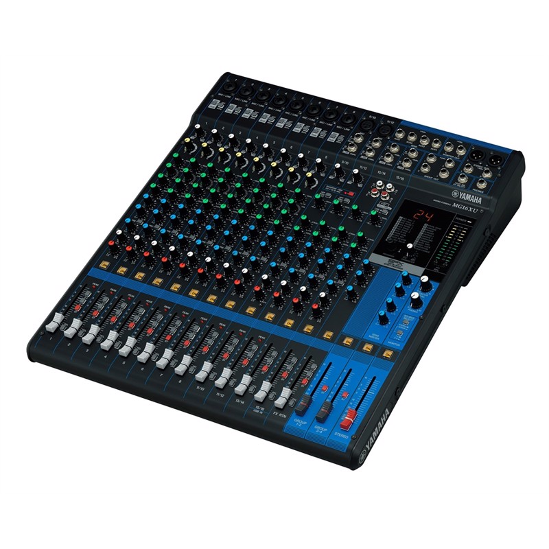 Yamaha Mg16xu Pa Mixer Med Fx 10 Mic   16 Line Inputs    Mono     Stereo    Group