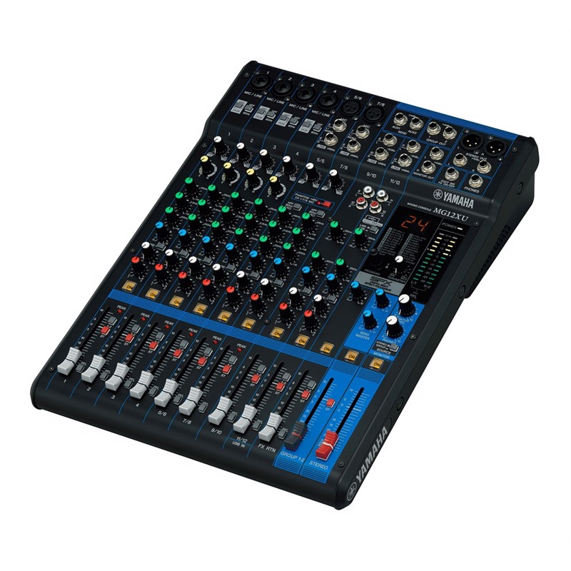 Yamaha Mg12xu Pa Mixer   Mic   12 Line Inputs    Mono     Stereo  Digital Effects  Usb